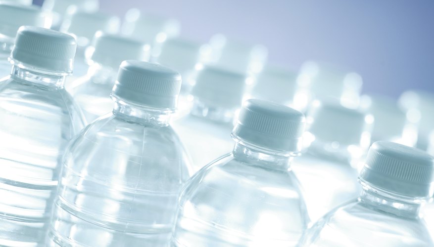 Bottles of water