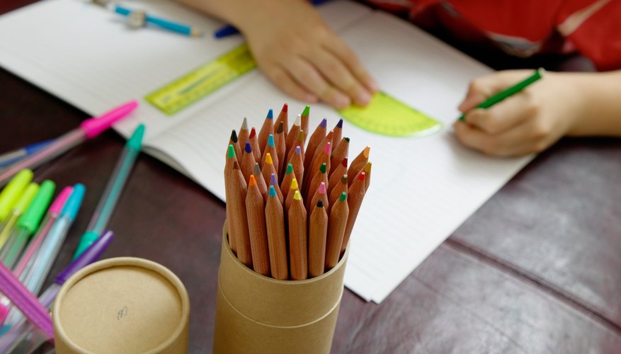 Photo Credit: Ableimages/Photodisc/Getty Images Using geometry in art can help introduce students to abstract art.