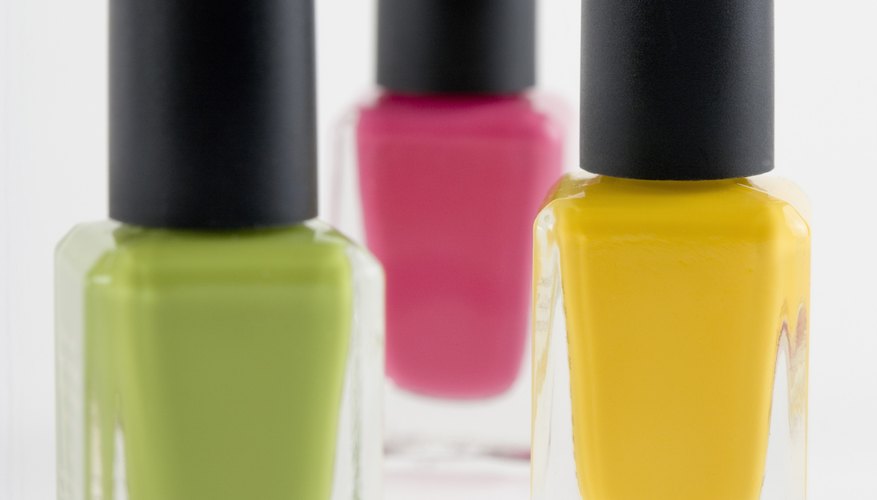 Photo Credit: Polka Dot Images/Polka Dot/Getty Images Conduct an experiment to find out which nail polish lasts the longest.