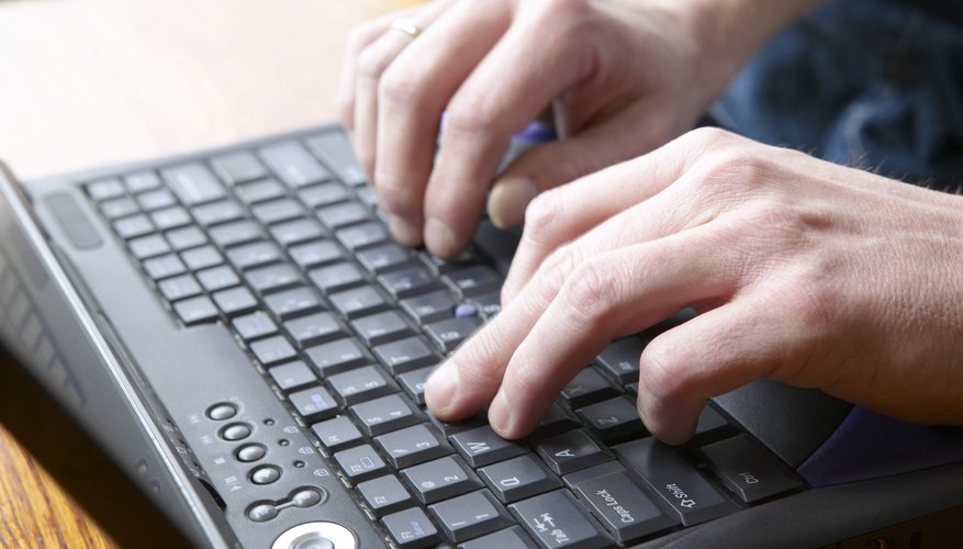 Photo Credit: Hemera Technologies/AbleStock.com/Getty Images man typing up contract