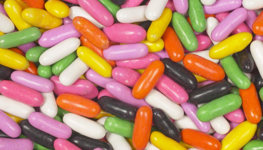 Photo Credit: Hemera Technologies/AbleStock.com/Getty Images Use small candies as hands-on tools for practicing division problems.