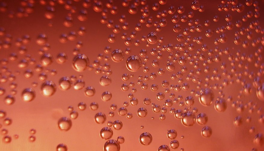 Agua en estado líquido.