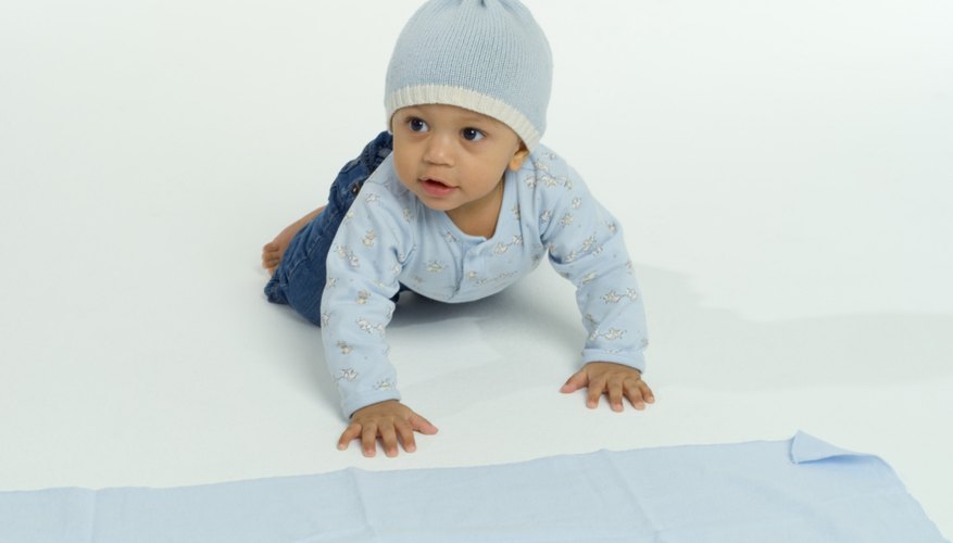 Crawling baby. Crawling baby.