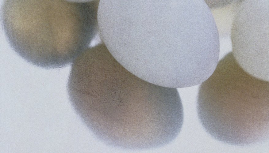 Photo Credit: Ryan McVay/Photodisc/Getty Images Floating eggs look like they’re defying gravity.
