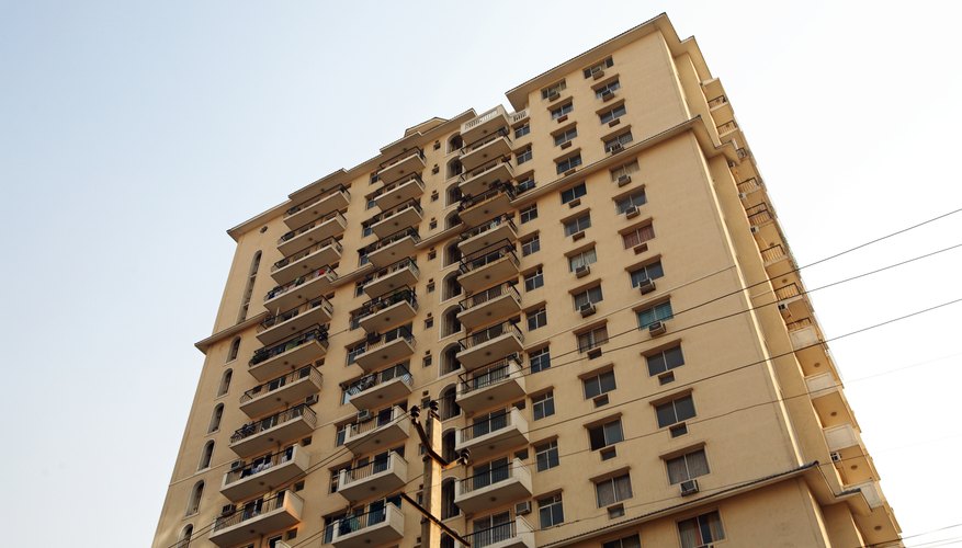 Lenders look to your credit worthiness and that of a condo building when setting down payment requirements.