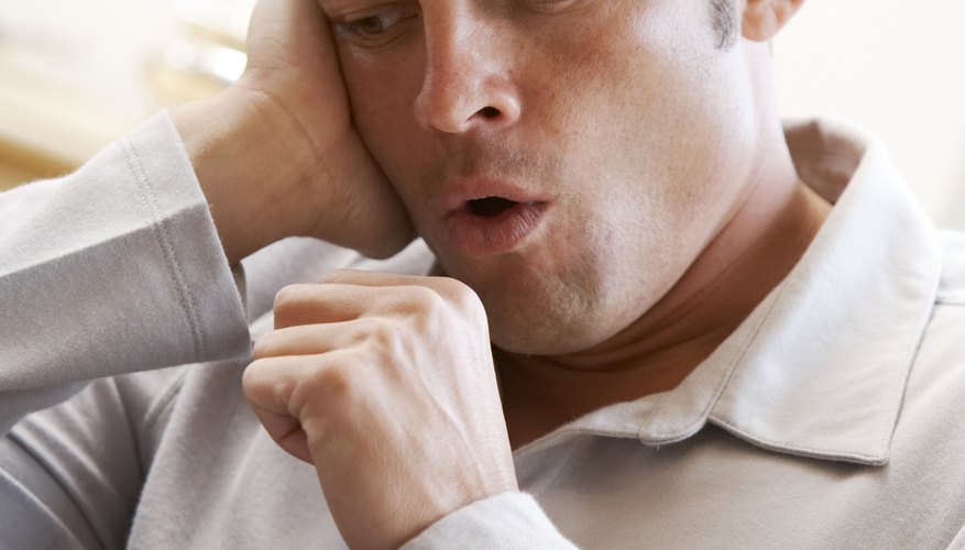 Man coughing Man coughing