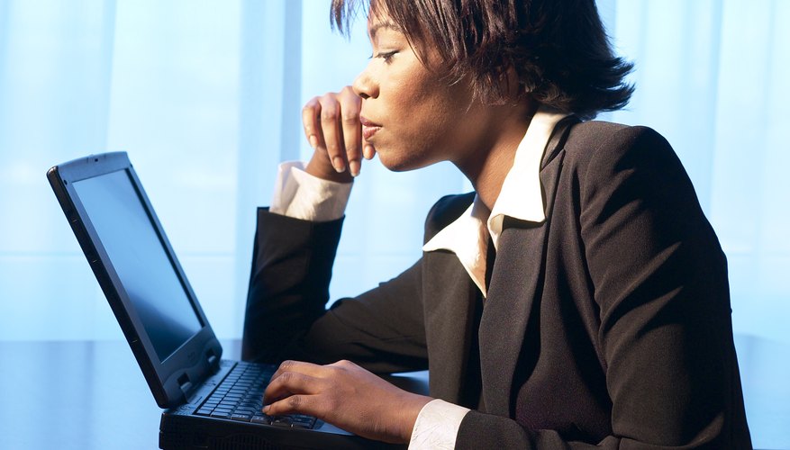 Photo Credit: Hemera Technologies/AbleStock.com/Getty Images Online surveys provide instant feedback to researchers.