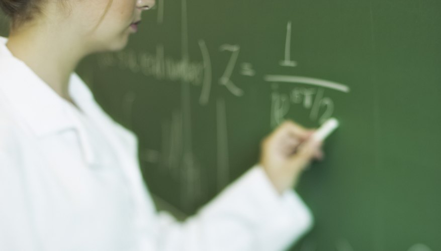 Photo Credit: Jupiterimages, Brand X Pictures/Brand X Pictures/Getty Images Math teachers typically have to take college algebra, college geometry and calculus.