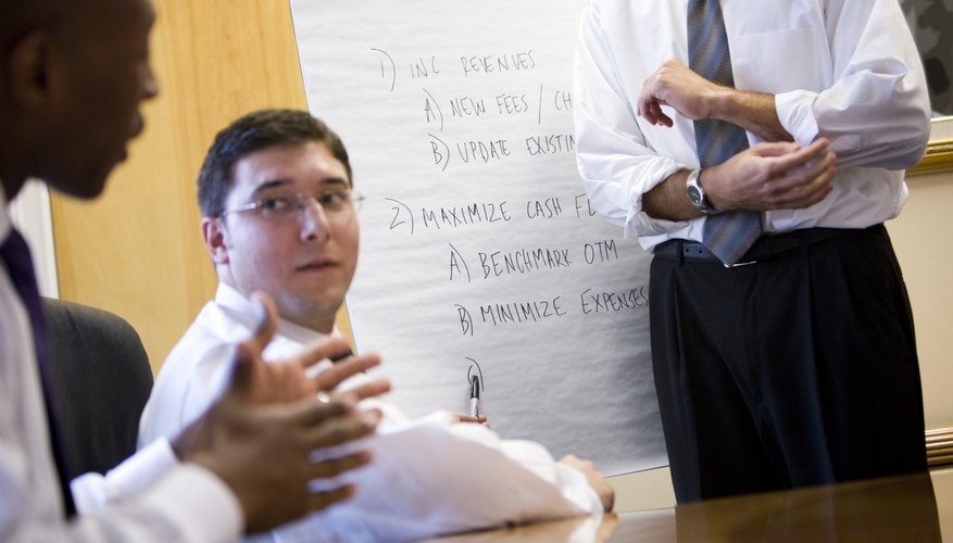 Business people discussing in an office