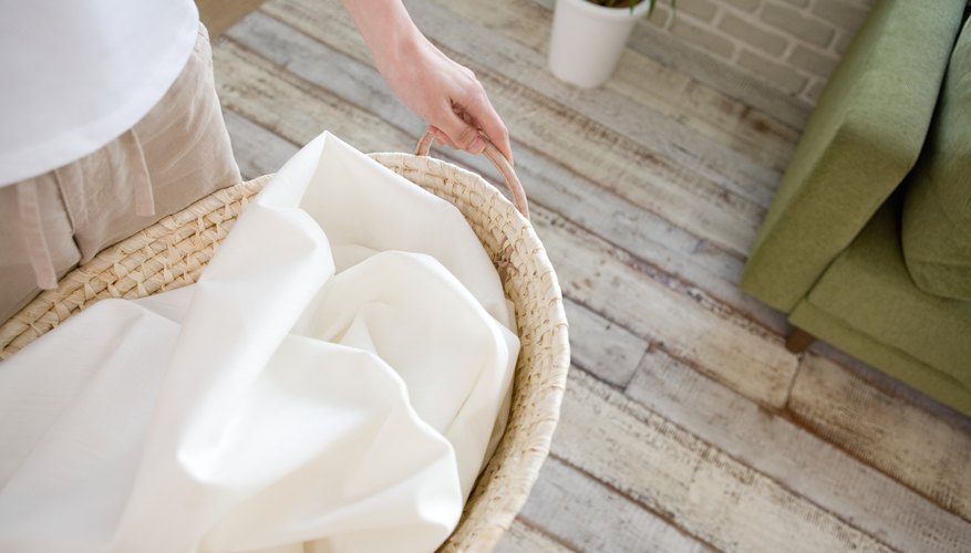 If other people are living in your house, do not wash their bedding or other fabrics in with your bedding and garments. If other people are living in your house, do not wash their bedding or other fabrics in with your bedding and garments.