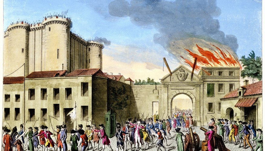 El ataque a la prisión de la Bastilla simboliza el espíritu revolucionario francés.
