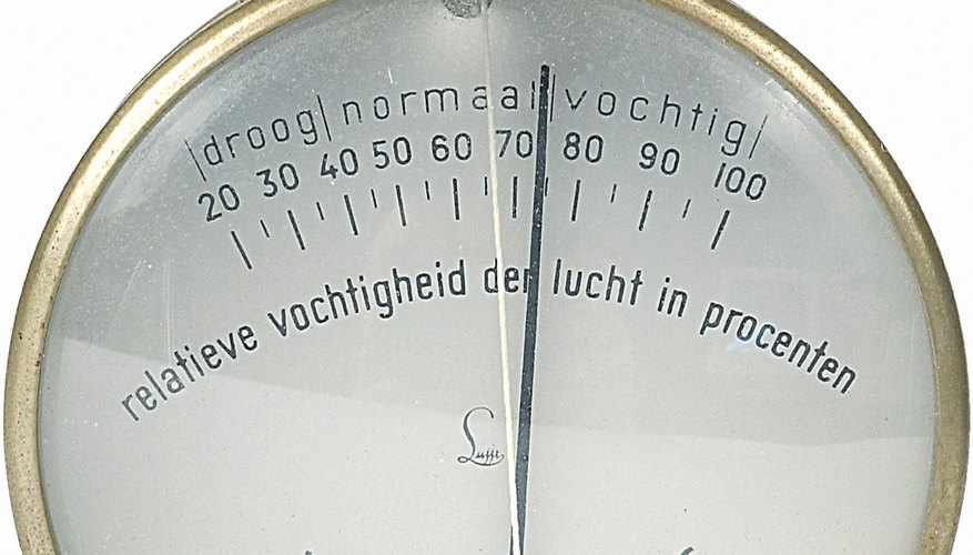 Photo Credit: Zedcor Wholly Owned/PhotoObjects.net/Getty Images Relative humidity measures the amount of water vapor the air now holds compared to what it could hold at that temperature.