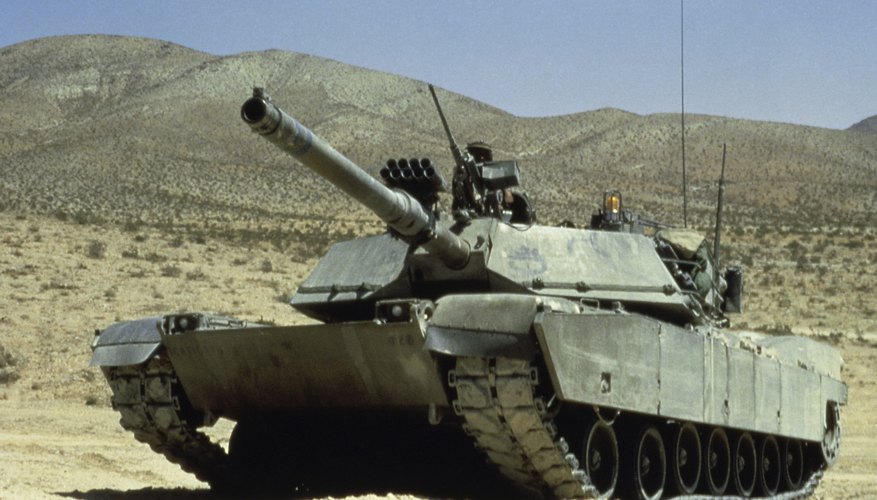 Photo Credit: Purestock/Purestock/Getty Images Large tank in the dessert.