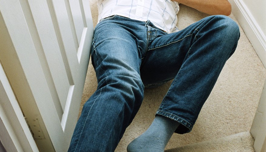 man having heart attack man having heart attack