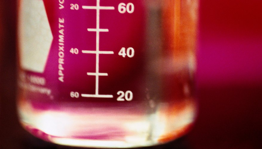Photo Credit: Ryan McVay/Photodisc/Getty Images Measuring a volume of water will allow you to calculate its weight.