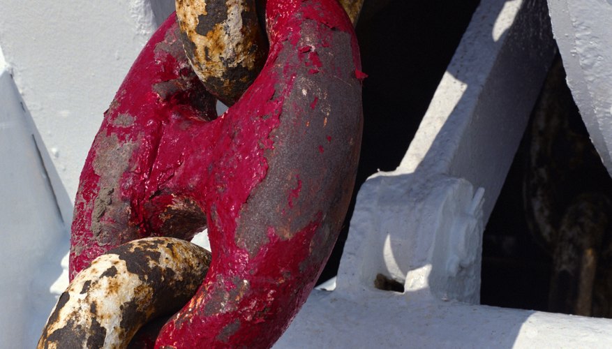 Photo Credit: Creatas Images/Creatas/Getty Images Rust is the result of iron atoms losing electrons to oxygen.