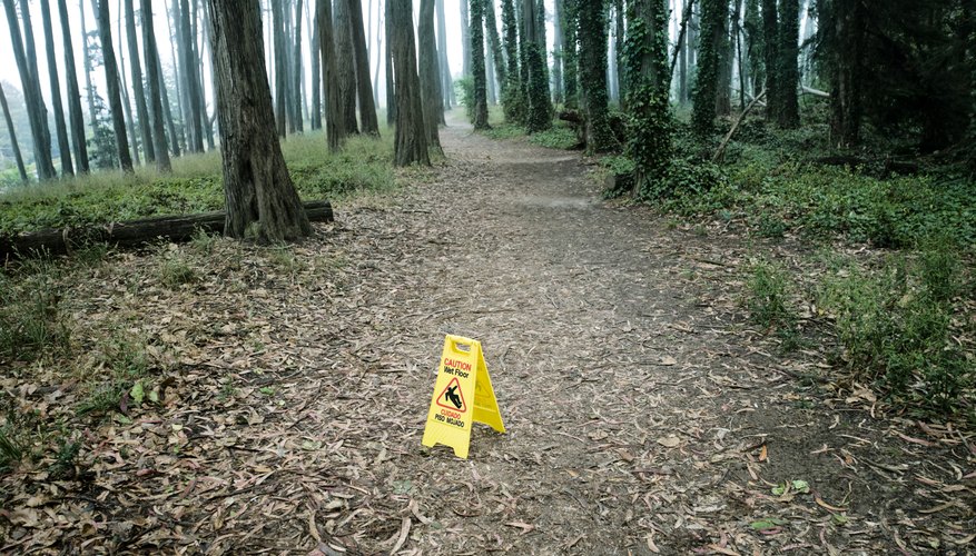 The government can access public conveyed land to remedy its hazardous condition.