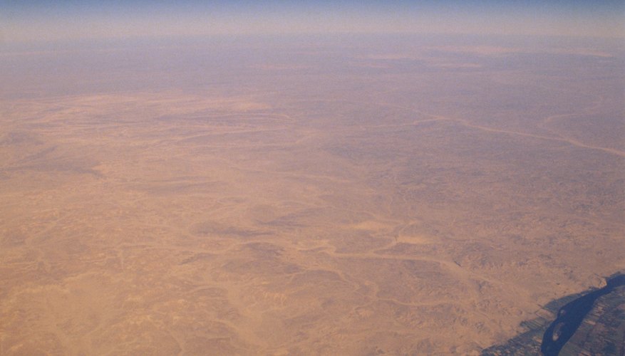 Photo Credit: Creatas Images/Creatas/Getty Images The Nile River's banks were fertile, rich areas of dark soil.