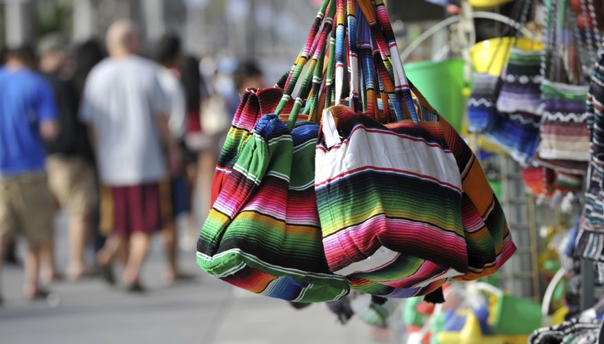 Mexican Bags at Venice Beach Boardwalk Shop California
