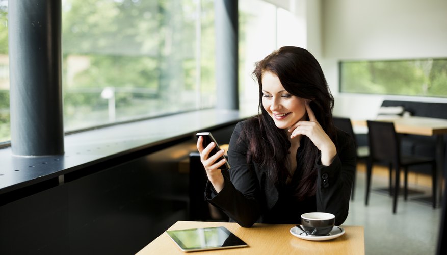 Businesswoman using Smartphone