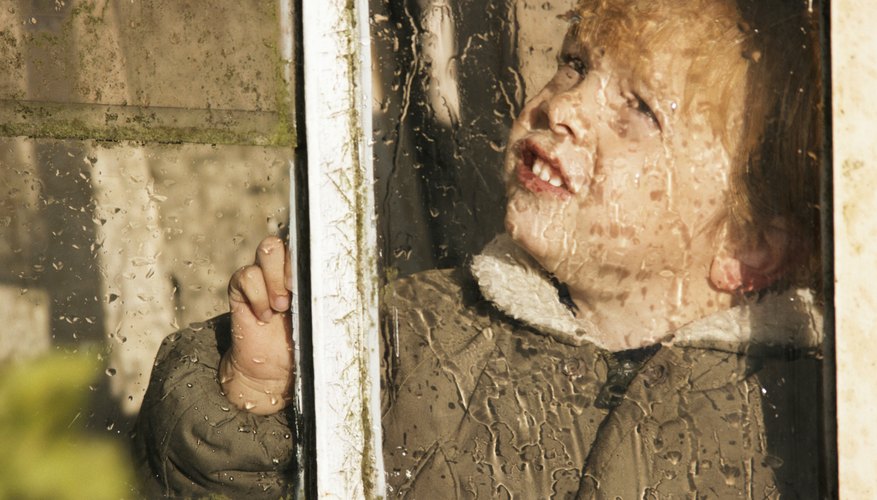 Anxiety about thunder is common among children. Anxiety about thunder is common among children.