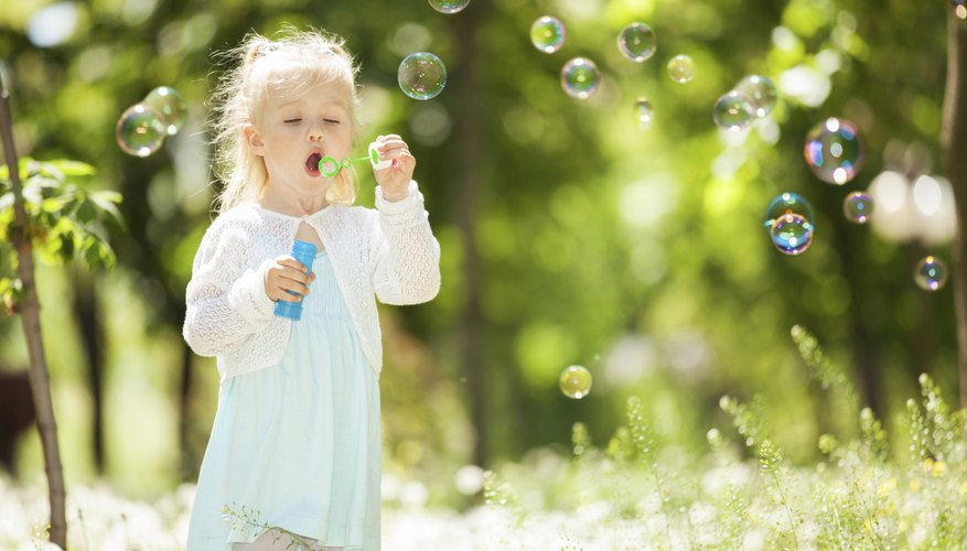 Bubbles can make most children feel better Bubbles can make most children feel better