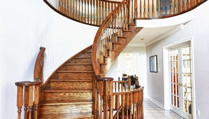 Red oak stairway Red oak stairway