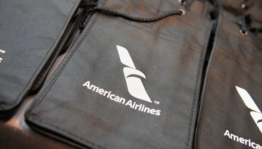 An American Airlines bag.
