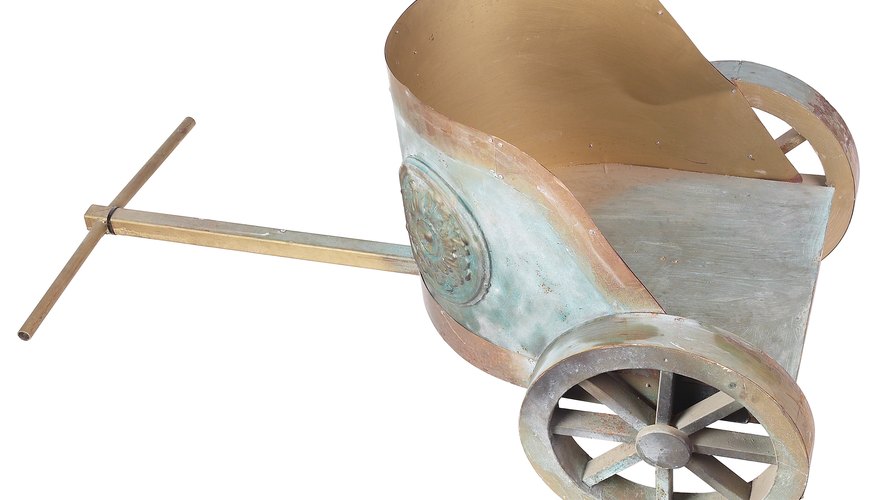 Convierte un cartón de leche en un carro romano de juguete.