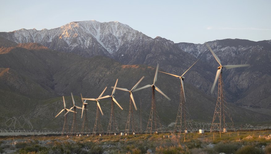 To operate efficiently, turbines need adequate spacing. To operate efficiently, turbines need adequate spacing.