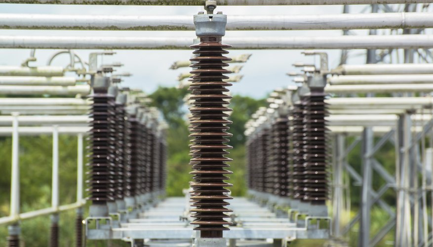 Photo Credit: TheYok/iStock/Getty Images A close-up of electrical components at a power plant.