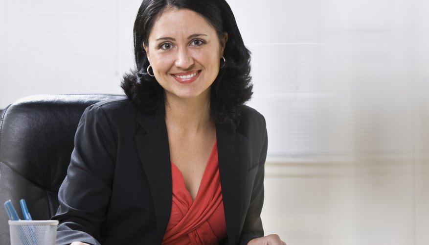 Woman in Office