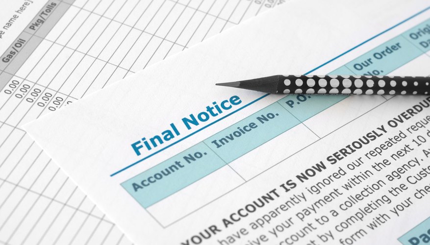 Final notice bill