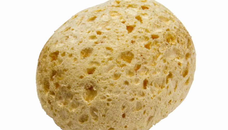 Photo Credit: George Doyle & Ciaran Griffin/Stockbyte/Getty Images Less dense than water, pumice is a stone that reliably floats in water.