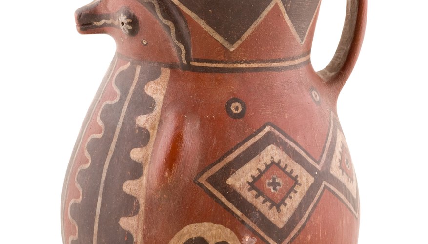 Las cerámicas incas eran elegantes y simétricas.