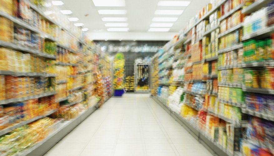 Photo Credit: George Doyle/Stockbyte/Getty Images Grocery store.