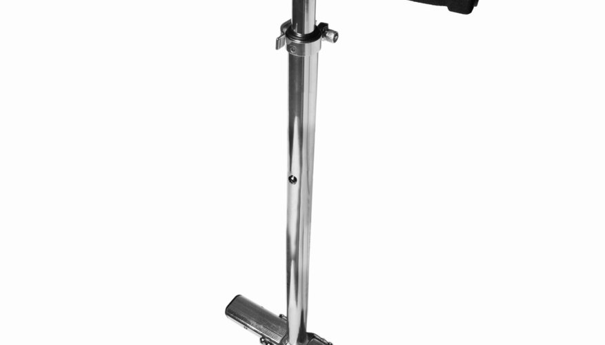 Airgo pogo sticks use compressed air to bounce instead of a spring. Airgo pogo sticks use compressed air to bounce instead of a spring.