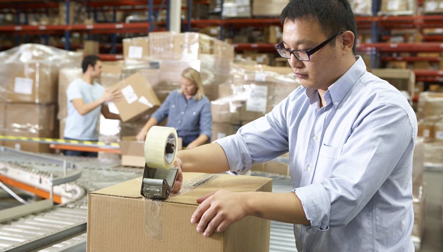 Workers In Distribution Warehouse
