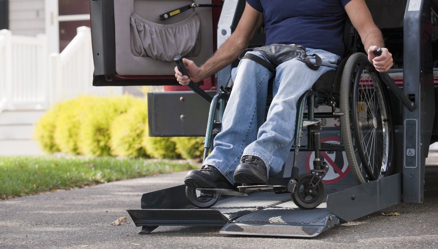 Photo Credit: Huntstock/Huntstock/Getty Images Purchase a wheelchair-accessible minivan from a reputable dealer and outfit it with GPS tracking.