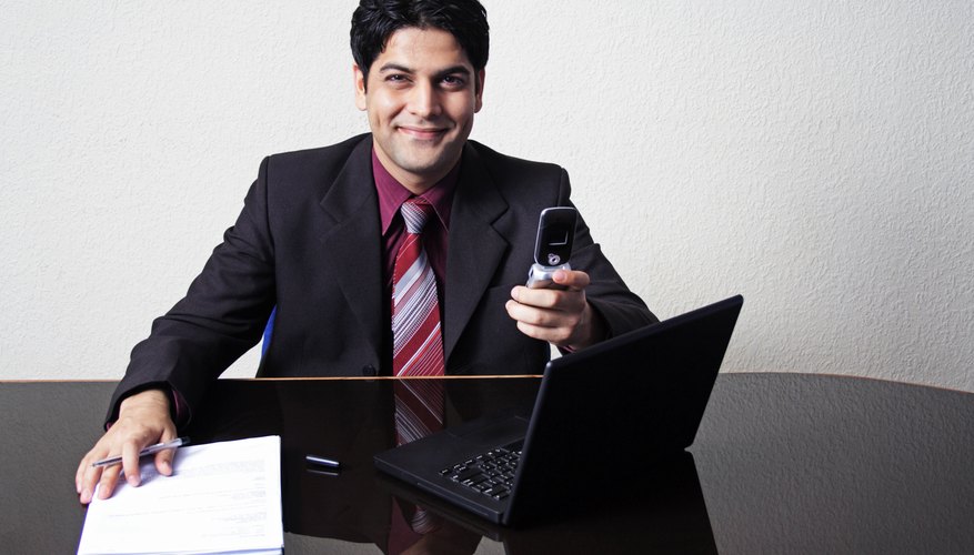 View of a business man