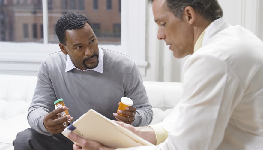 Doctor explaining the course of treatment with amoxicillin Doctor explaining the course of treatment with amoxicillin