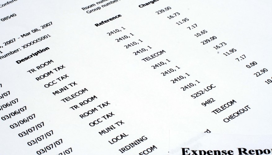 Photo Credit: Ryan Fox/iStock/Getty Images Expenses must be documented.