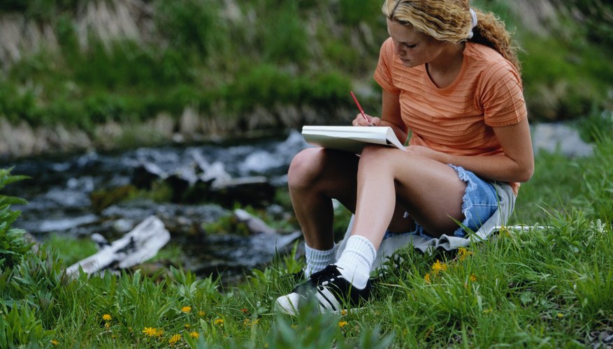 Place notes and observations in a notebook. Place notes and observations in a notebook.
