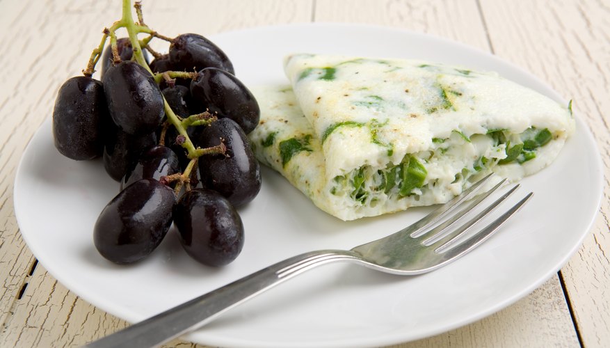 Egg white and spinach omelet Egg white and spinach omelet
