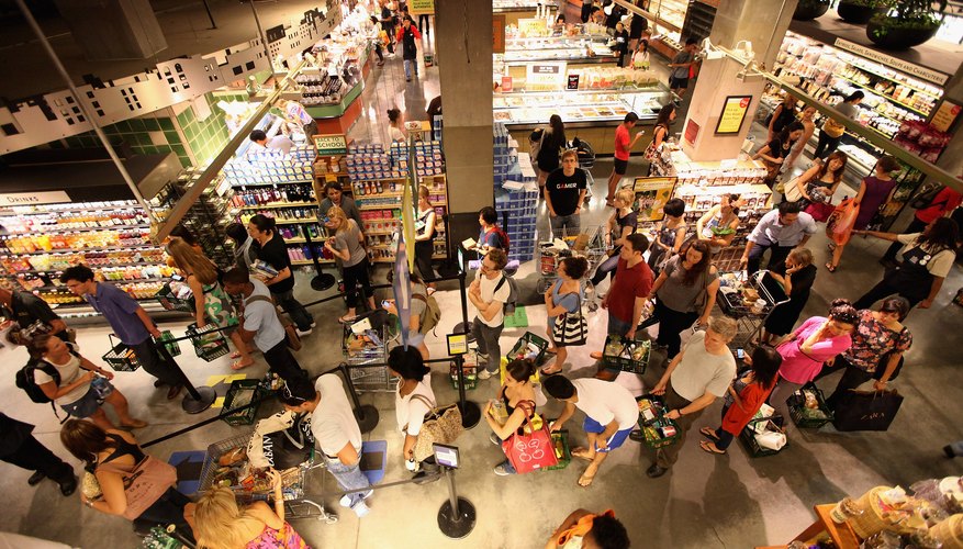 Photo Credit: Mario Tama/Getty Images News/Getty Images A high-angle view of a natural foods store.