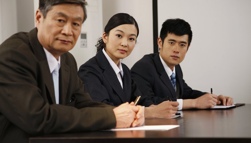 Oriental business meeting,China