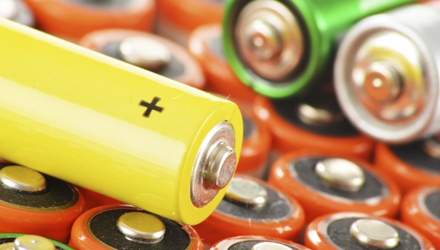 An assortment of batteries. An assortment of batteries.