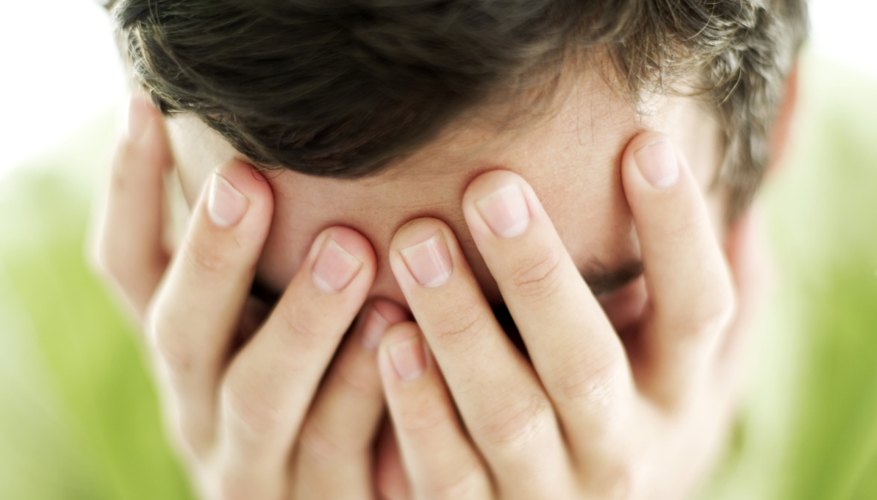 Depressed man Depressed man