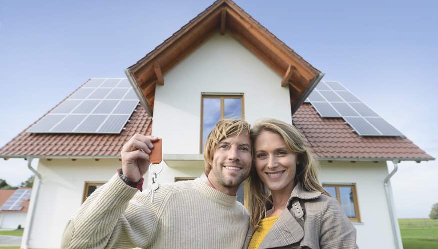 Two happy homeowners.