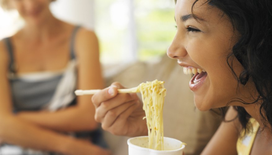 Eating ramen can help lower your living expenses.